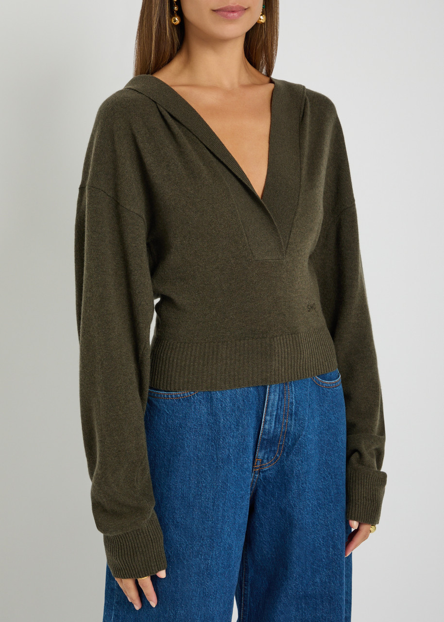 STELLA MCCARTNEY Hooded wool jumper | Harvey Nichols