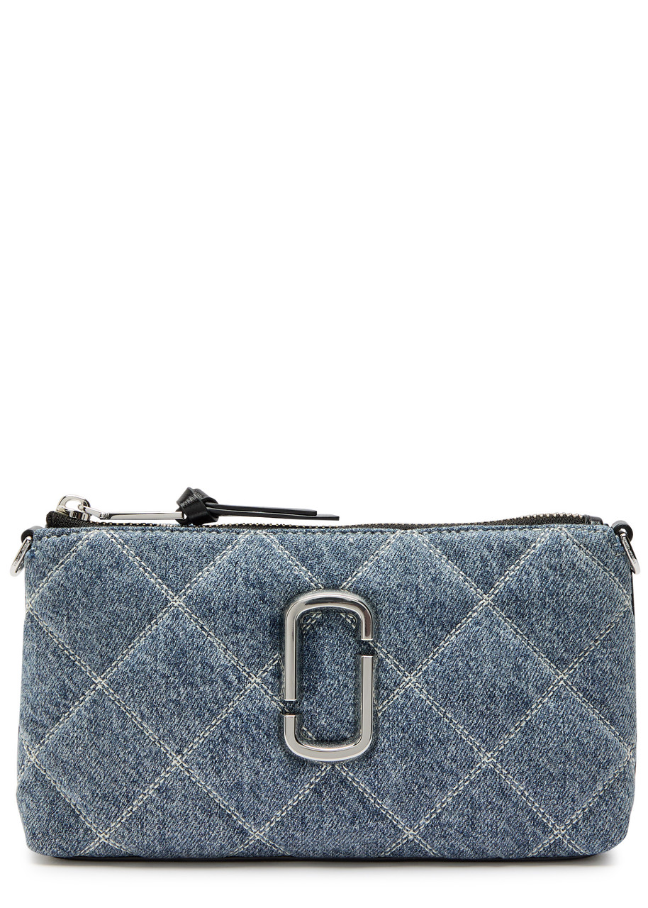 MARC JACOBS The Pochette quilted denim shoulder bag Harvey Nichols