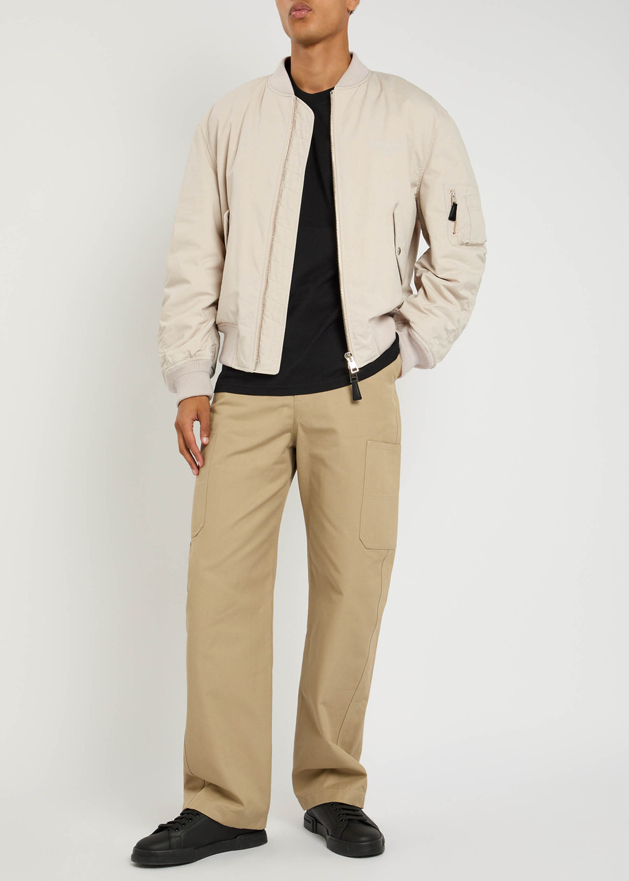 GIVENCHY Logo padded cotton-blend bomber jacket | Harvey Nichols