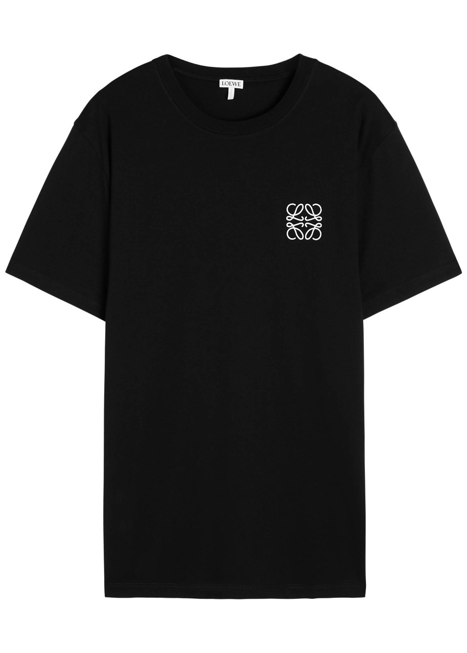 LOEWE Logo-embroidered cotton T-shirt | Harvey Nichols