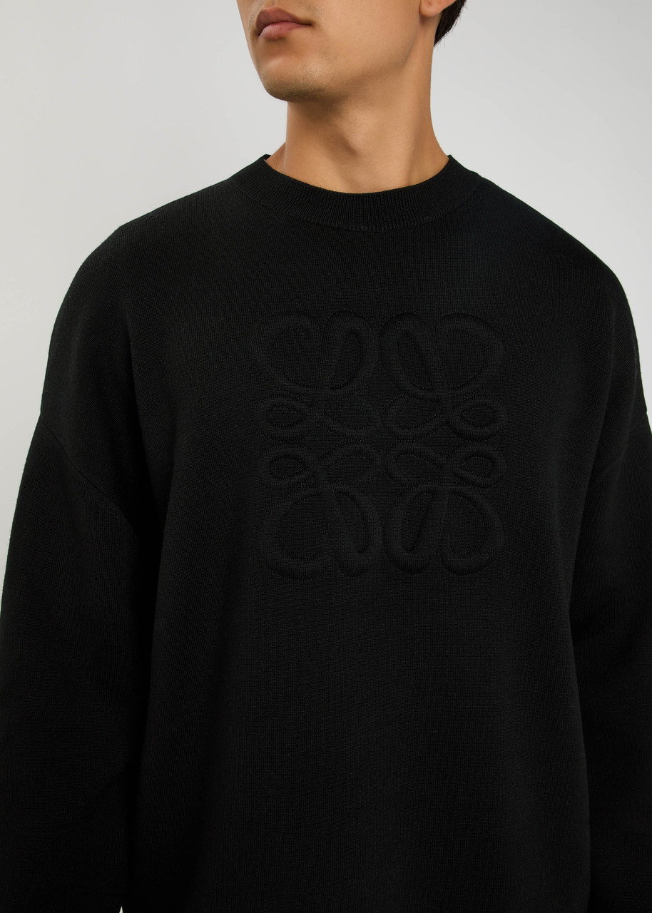 LOEWE Anagram wool-blend sweatshirt | Harvey Nichols