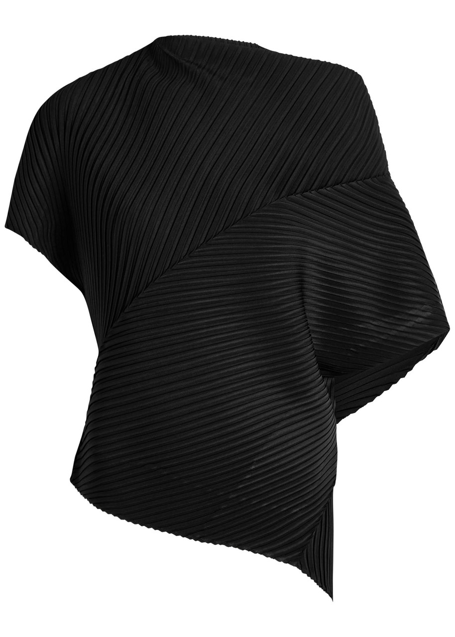 me ISSEY MIYAKE FINE KNIT PLEATS BLACK FINE KNIT PLEATS BLACK