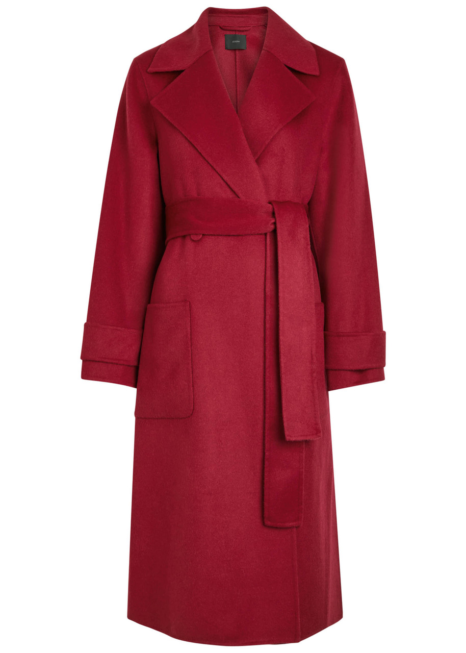 JOSEPH Arline wool and cashmere-blend trench coat | Harvey Nichols