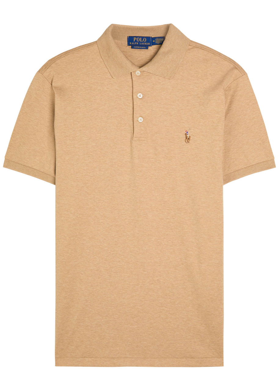POLO RALPH LAUREN Logo-embroidered cotton polo shirt | Harvey Nichols