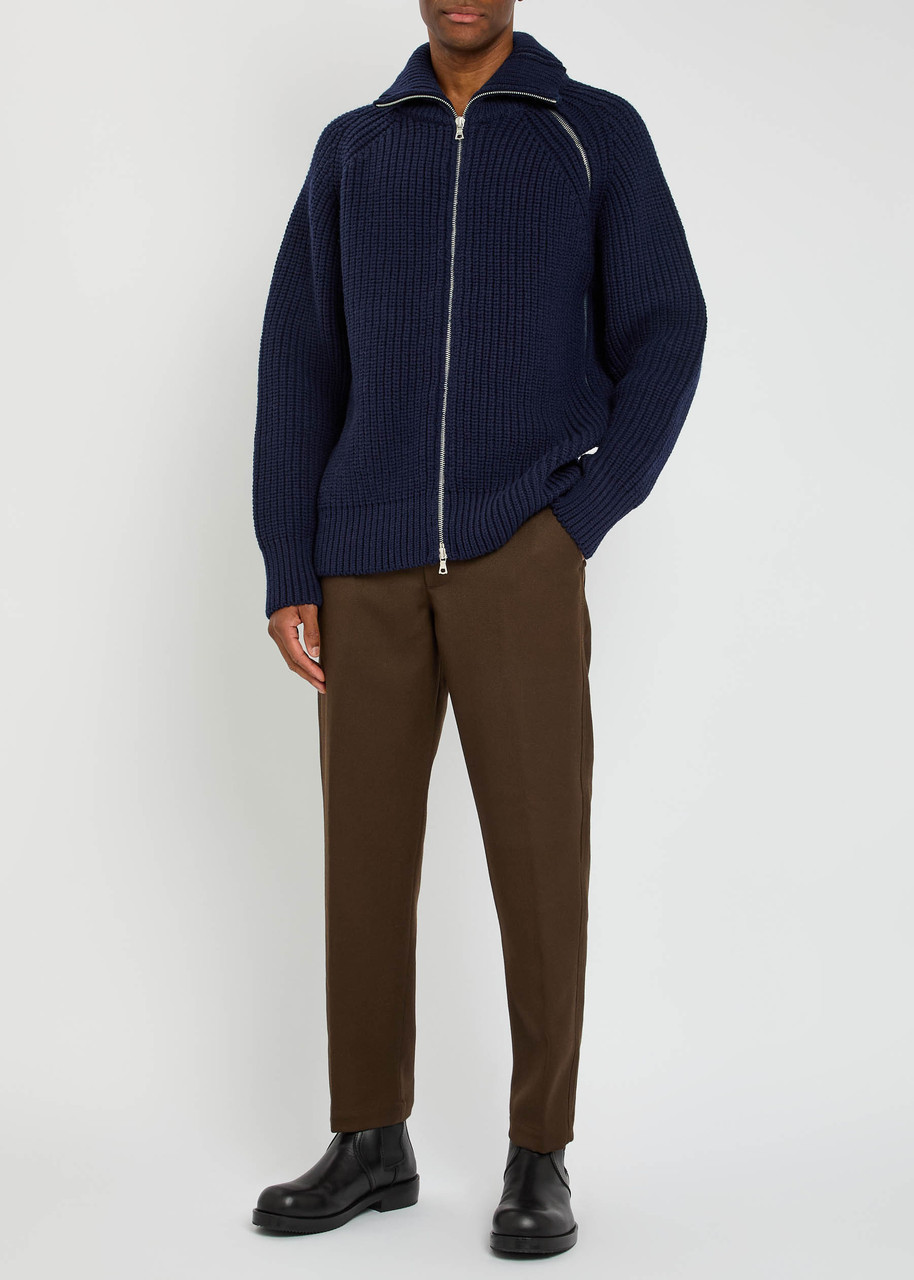 DRIES VAN NOTEN Monty ribbed wool cardigan | Harvey Nichols