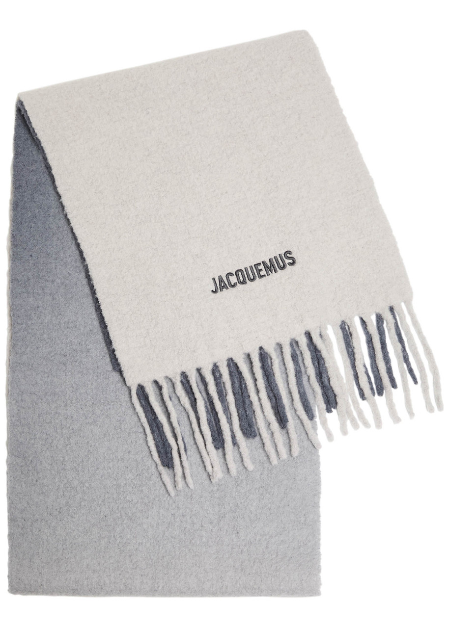 JACQUEMUS Le Moisson dégradé alpaca-blend scarf | Harvey Nichols