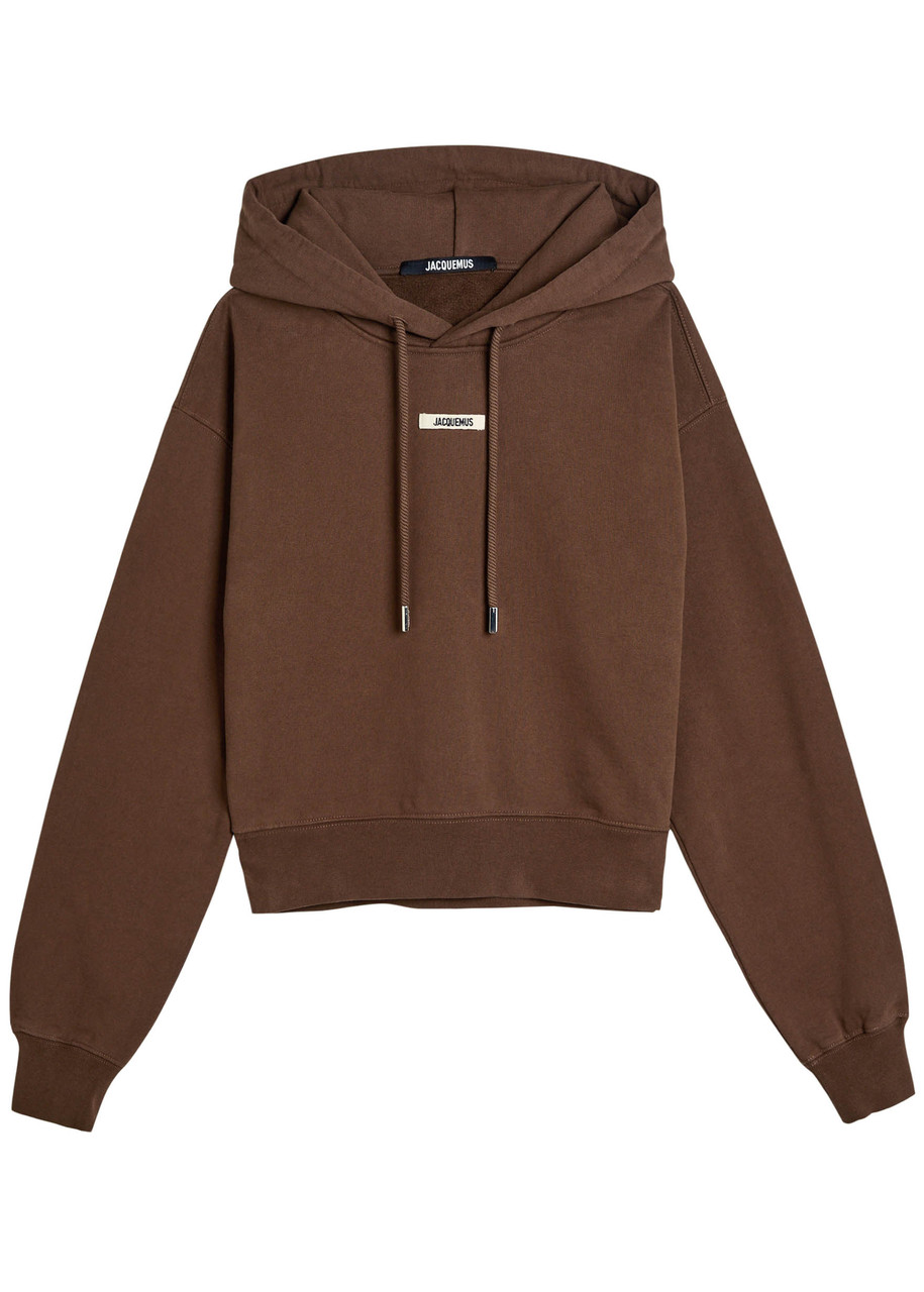 JACQUEMUS Le Hoodie Gros Grain hooded cotton sweatshirt | Harvey