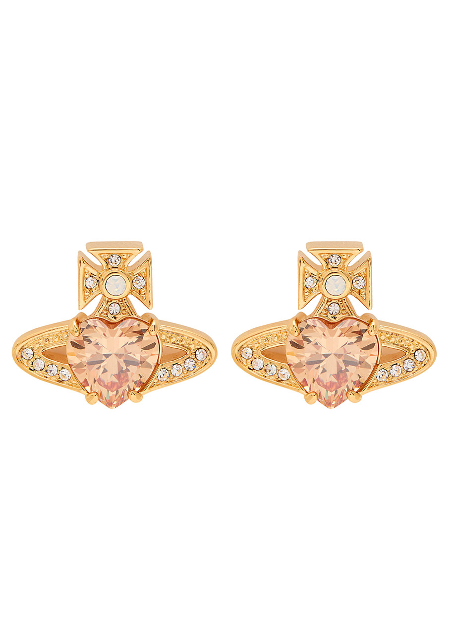 VIVIENNE WESTWOOD Ariella orb crystal-embellished stud earrings