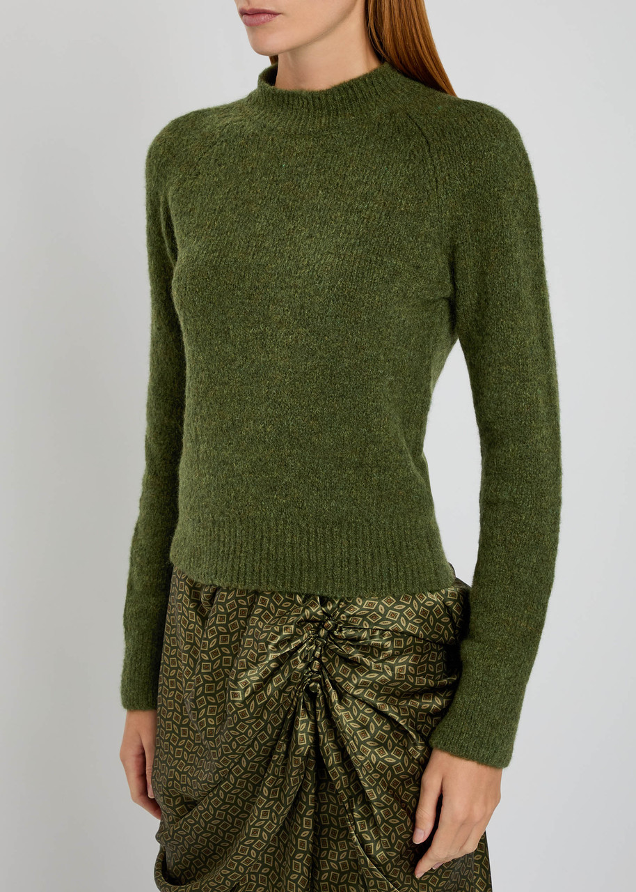 DRIES VAN NOTEN Texas textured alpaca-blend jumper | Harvey