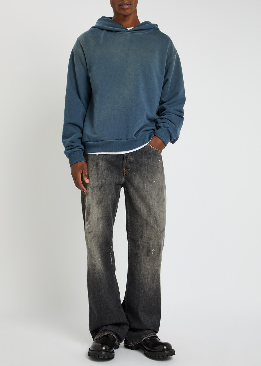 パンツ Acne Studios Paint Jeans ACNE STUDIOS 2023M Wide-Leg Distressed Paint-Splattered