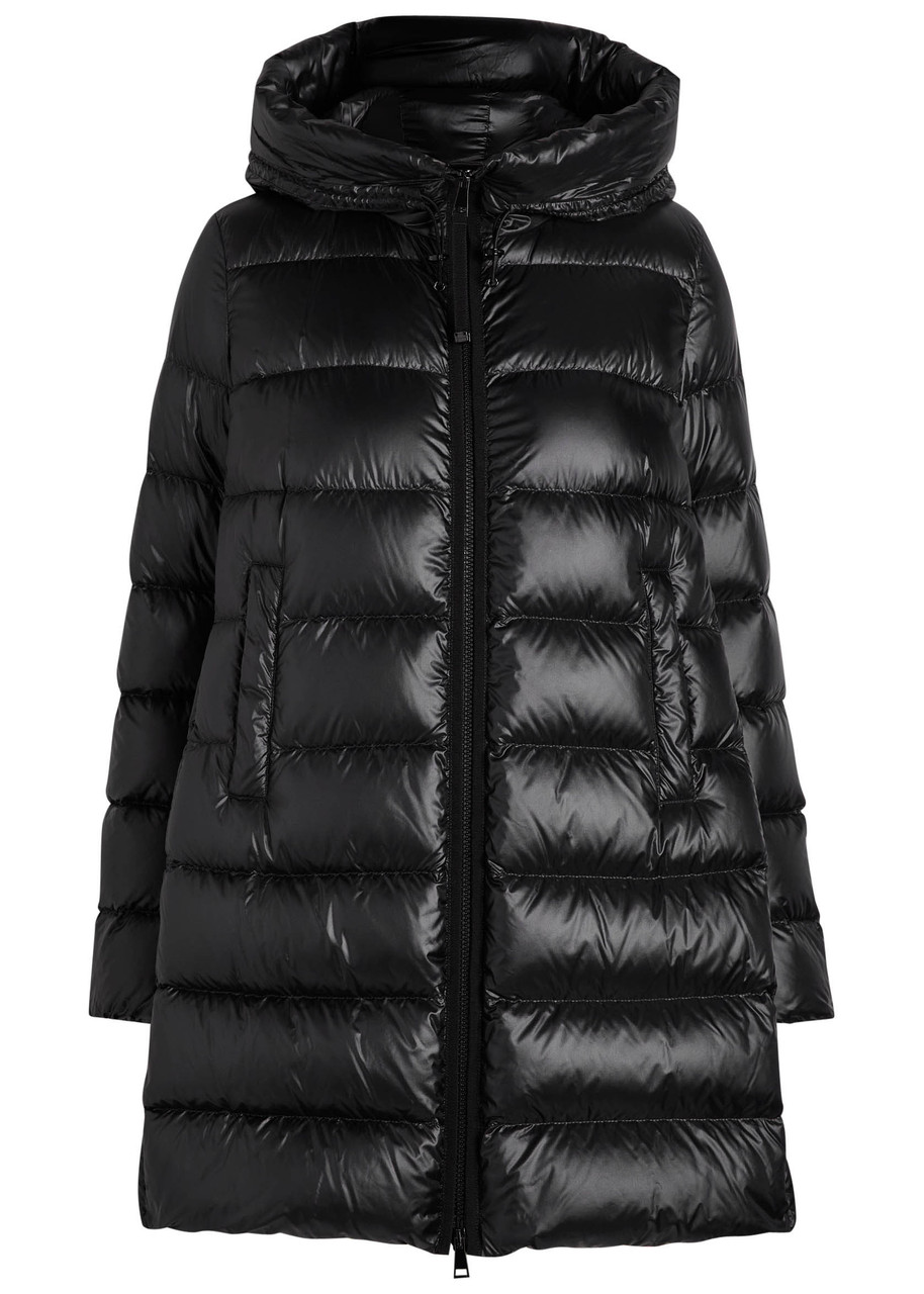 MONCLER Suyenne hooded quilted shell parka | Harvey Nichols
