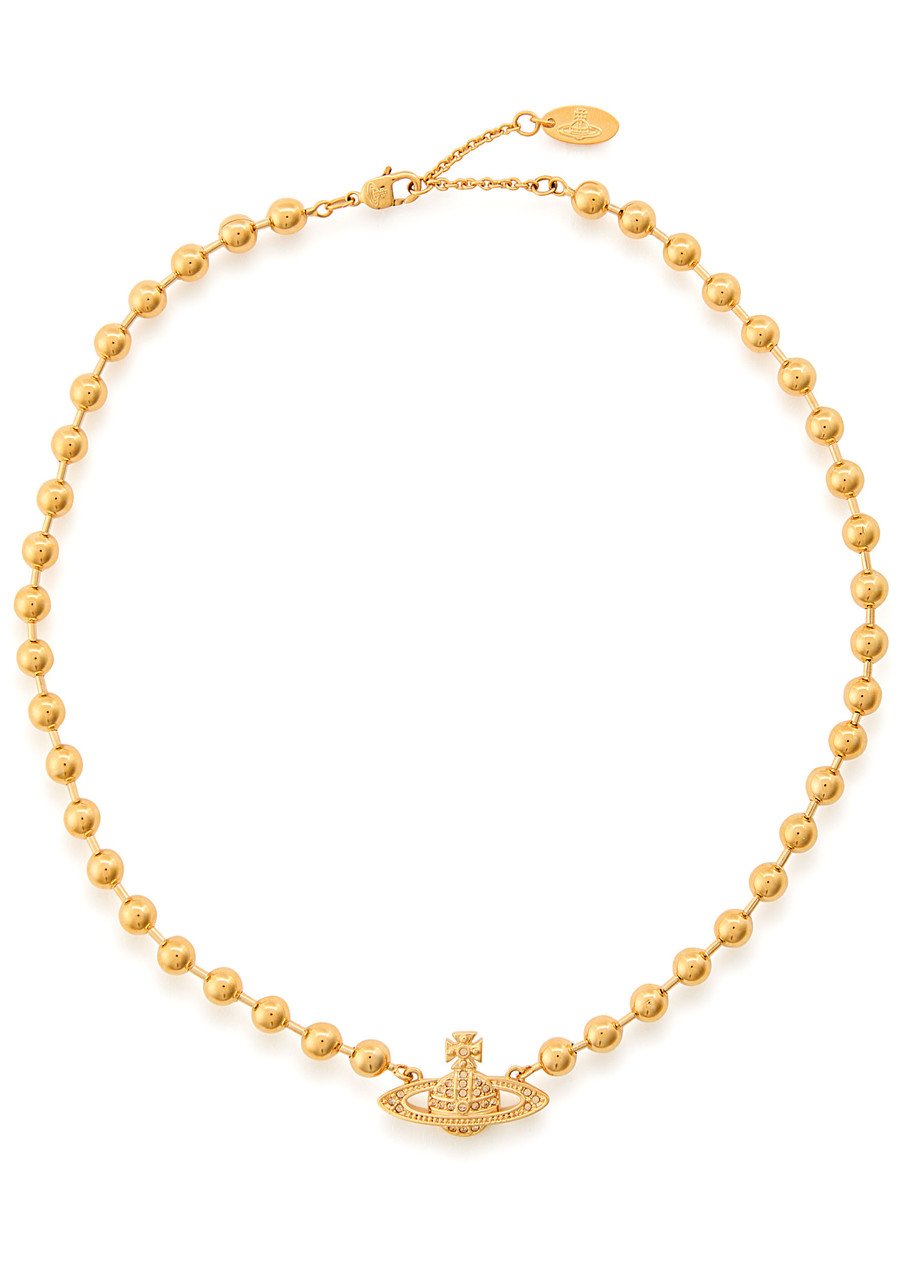 VIVIENNE WESTWOOD Thames Mini Bas Relief orb necklace | Harvey Nichols