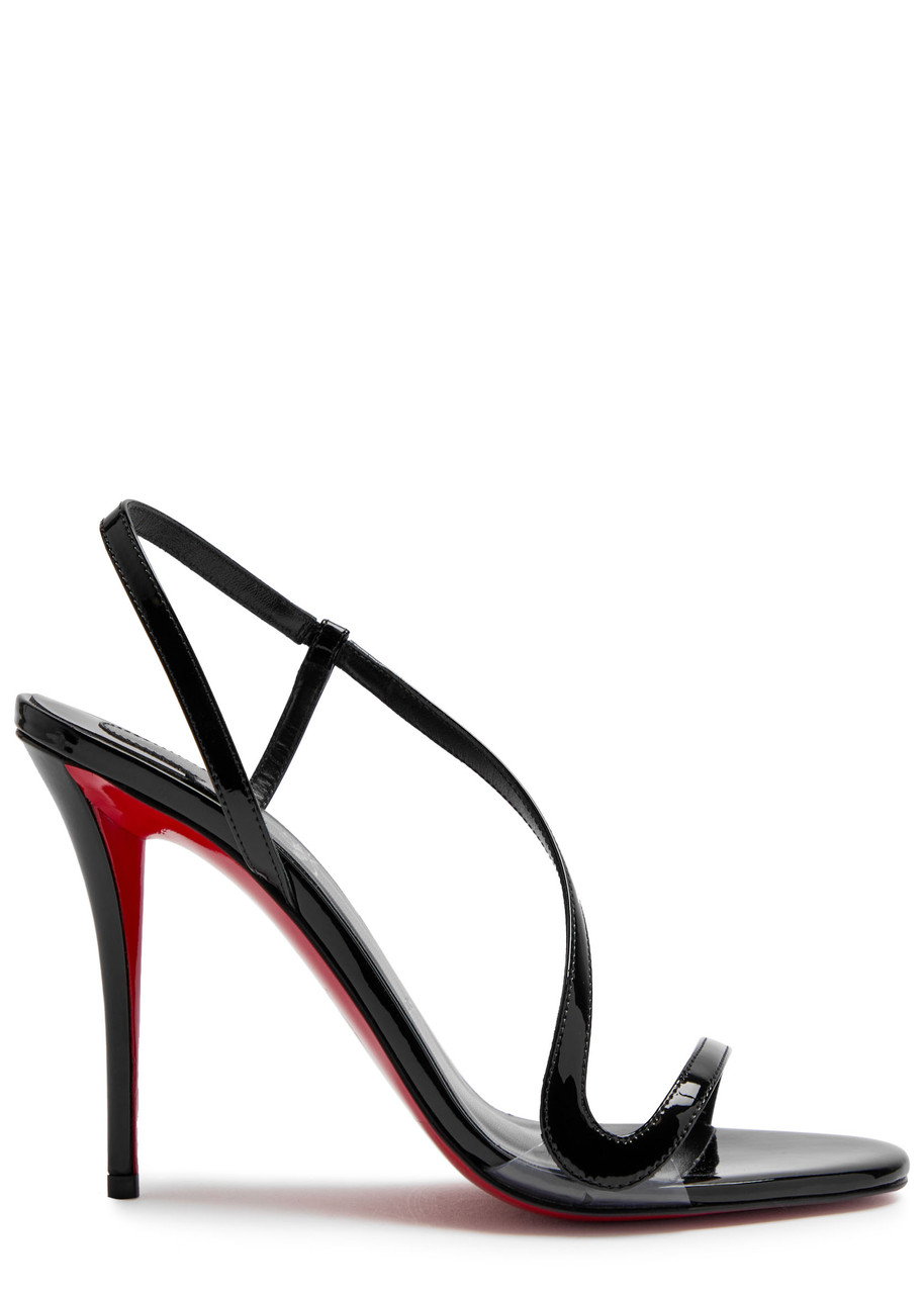 CHRISTIAN LOUBOUTIN Rosa Z 100 asymmetric patent leather