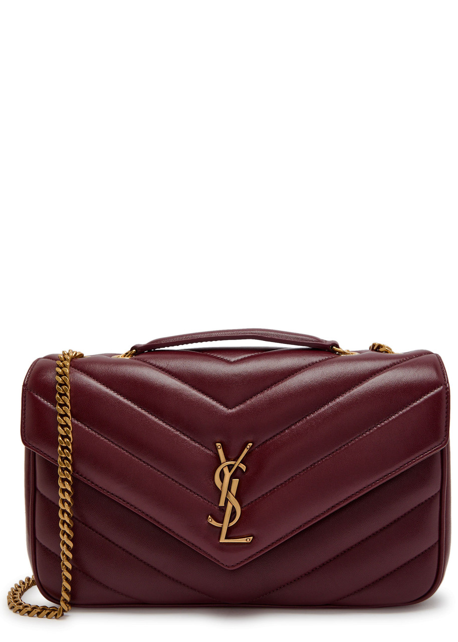 SAINT LAURENT Loulou medium quilted leather shoulder bag Harvey