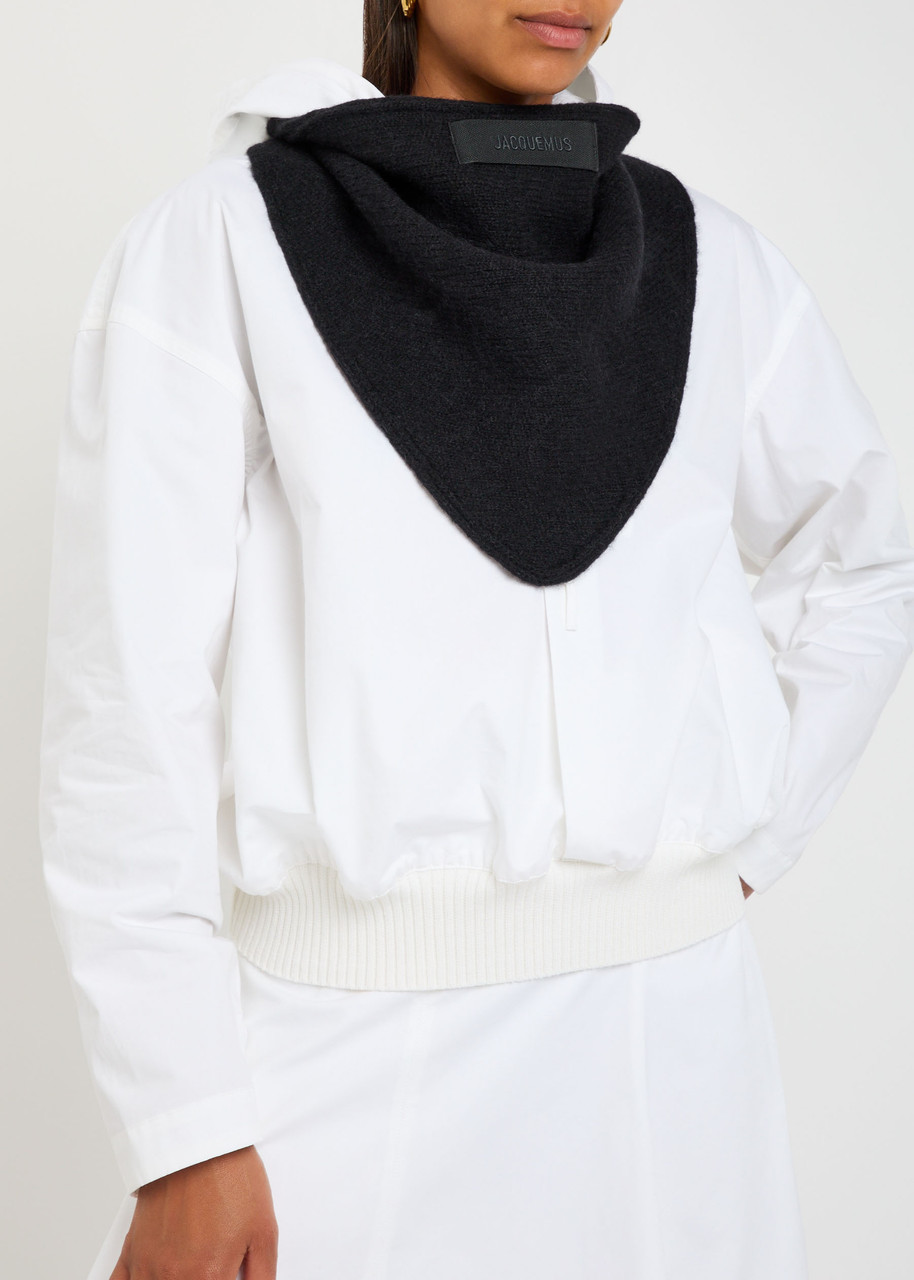 JACQUEMUS Le Chale Gros Grain alpaca-blend scarf | Harvey Nichols
