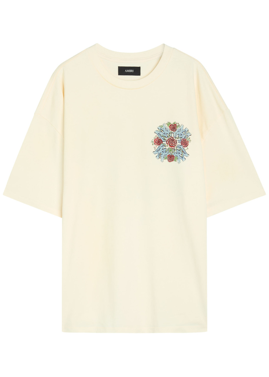 こ*@様 【300円オク】AMIRI OUT FOR TROUBLE TEE L AMIRI Out For Trouble printed cotton T-shirt | Harvey Nichols