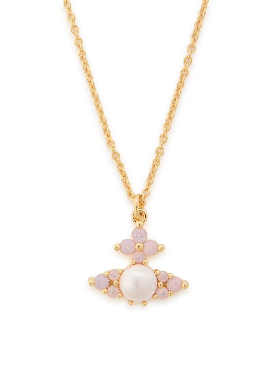 VIVIENNE WESTWOOD Feodora orb crystal-embellished necklace