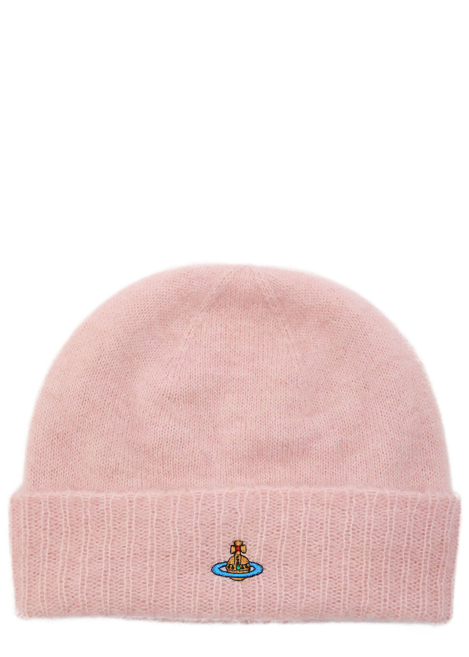 VIVIENNE WESTWOOD Logo-embroidered alpaca-blend beanie | Harvey