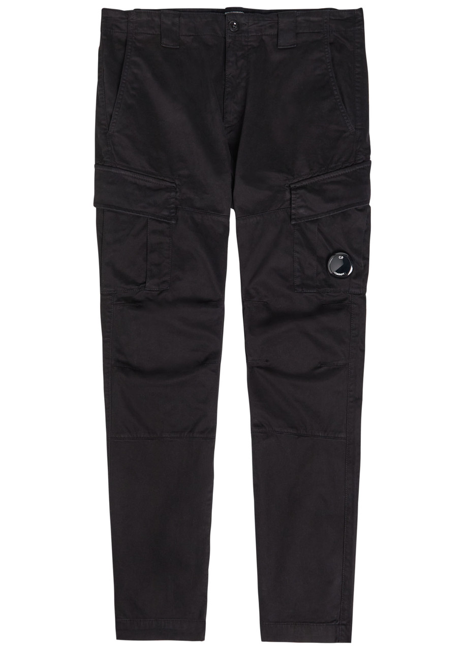 C.P. COMPANY Lens stretch-cotton cargo trousers | Harvey Nichols