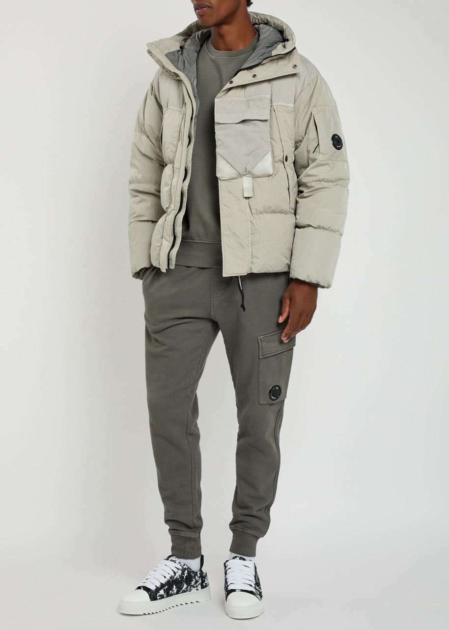 C.P. COMPANY Eco Chrome E-Mixed quilted jacket | Harvey Nichols