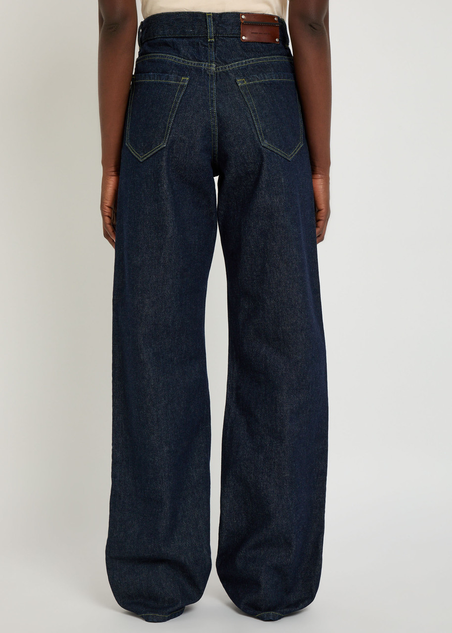DRIES VAN NOTEN Peyton straight-leg jeans | Harvey Nichols
