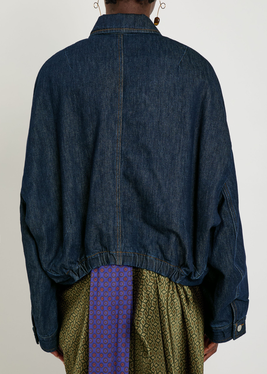 DRIES VAN NOTEN Vesto quilted denim jacket | Harvey Nichols