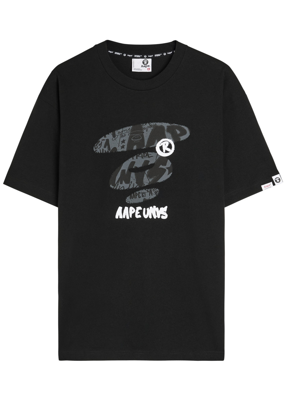 AAPE Universe logo cotton T-shirt | Harvey Nichols