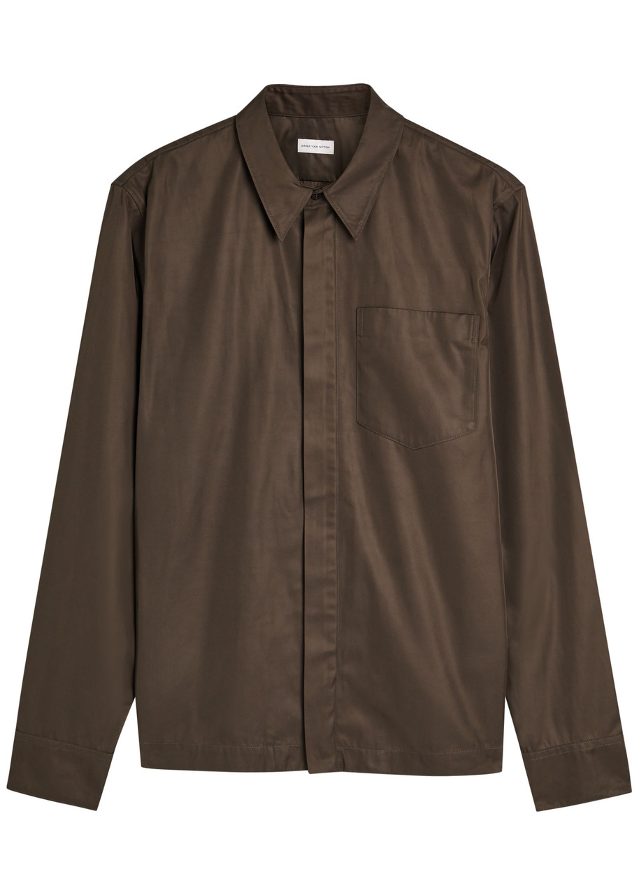 DRIES VAN NOTEN Corran shell overshirt | Harvey Nichols