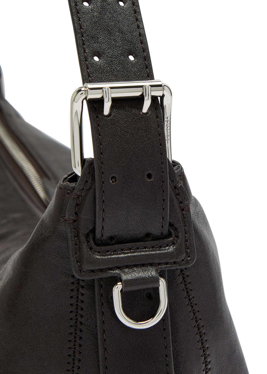 LEMAIRE Belted baguette leather shoulder bag | Harvey Nichols