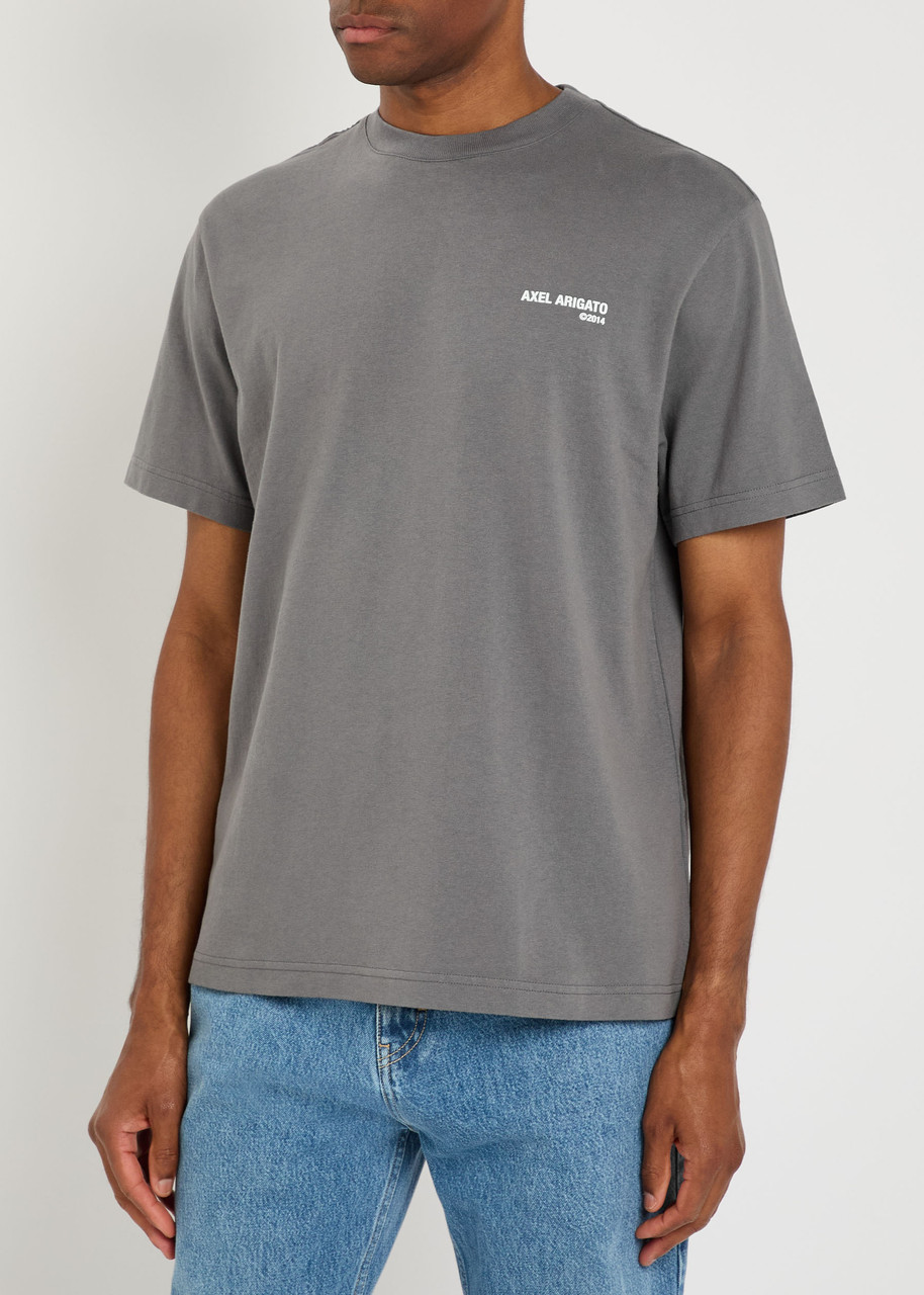 AXEL ARIGATO Legacy logo-print cotton T-shirt | Harvey Nichols AXEL ARIGATO Legacy logo-print cotton T-shirt | Harvey Nichols