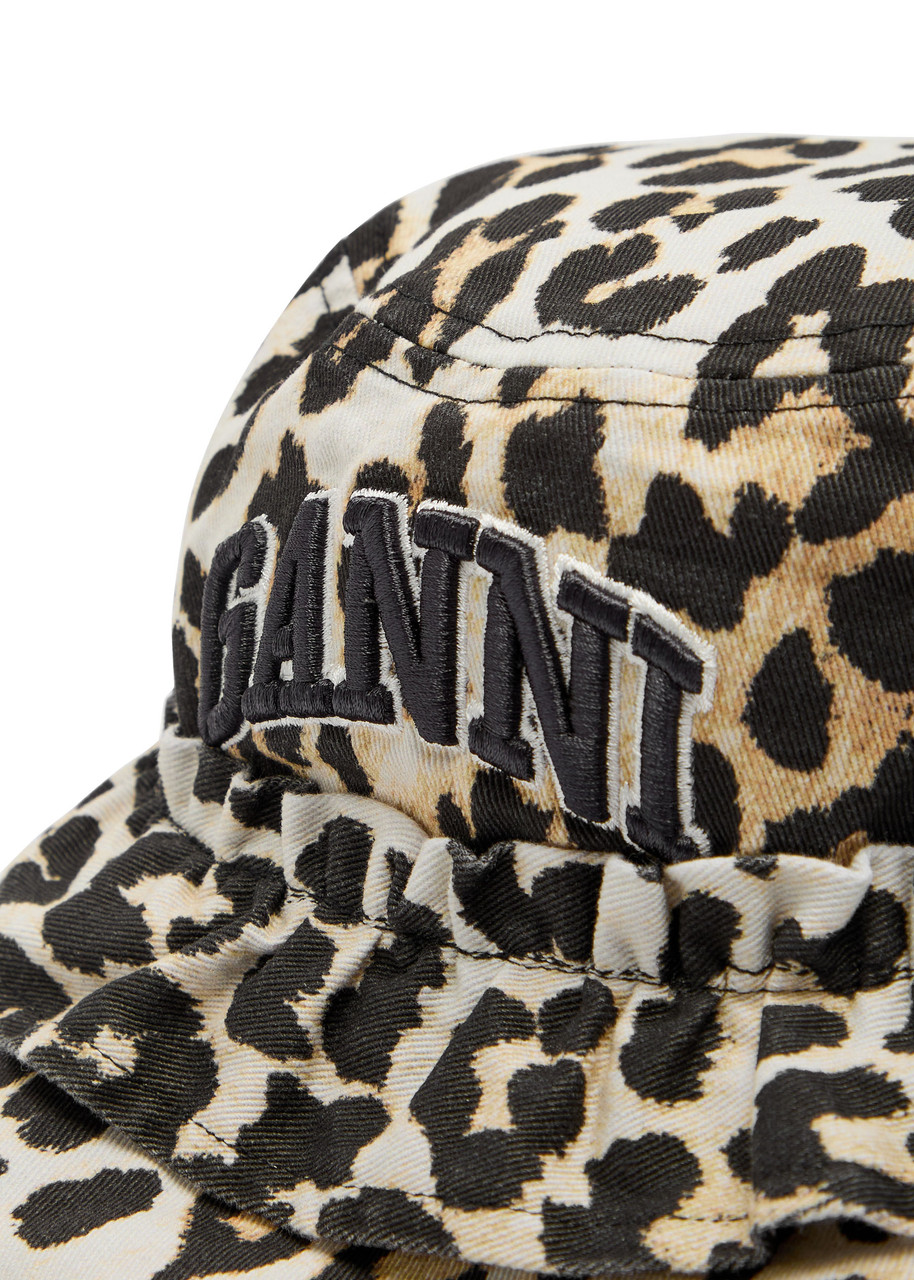 GANNI Leopard Print Bucket Hat 新品未使用品 Ganni - Leopard Print Bucket Hat | HBX