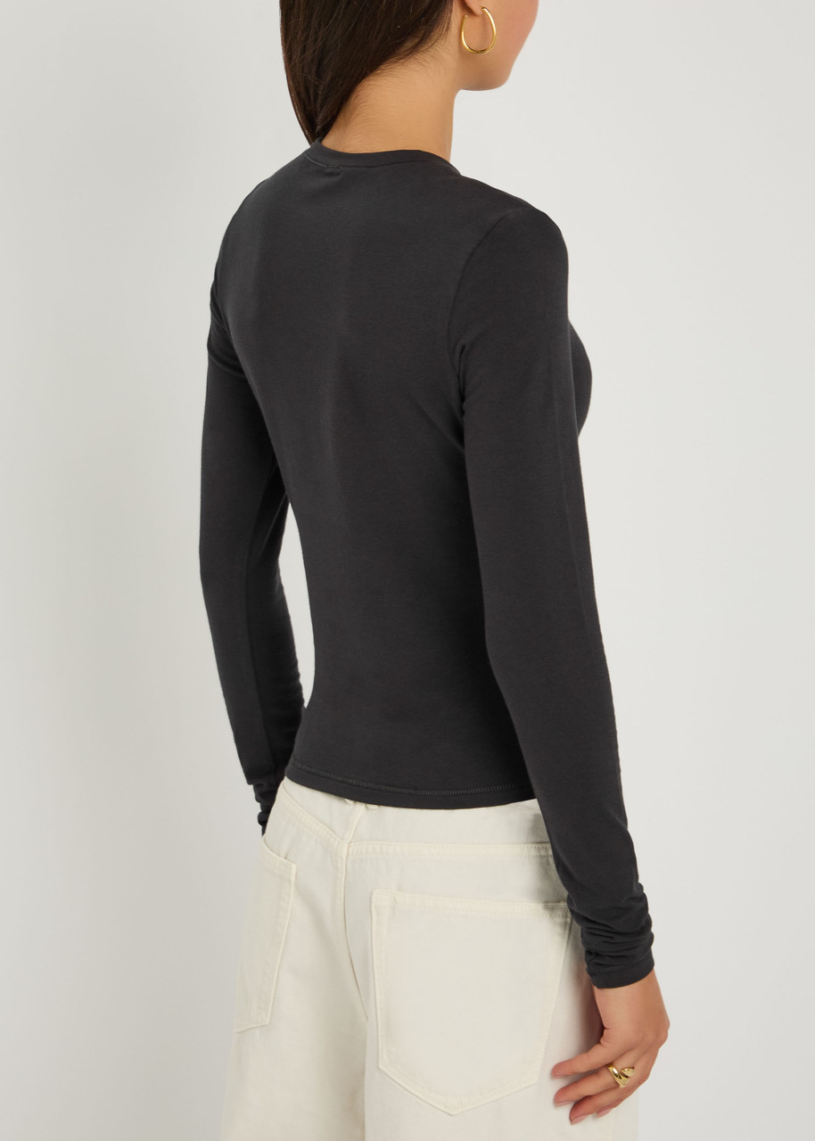 SKIMS Long sleeve cotton-jersey T-shirt | Harvey Nichols