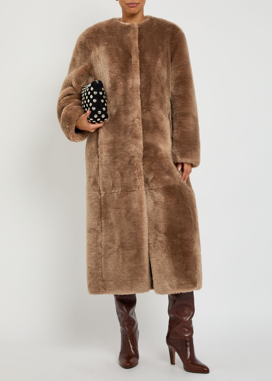 STAND STUDIO Gracelyn faux fur coat | Harvey Nichols