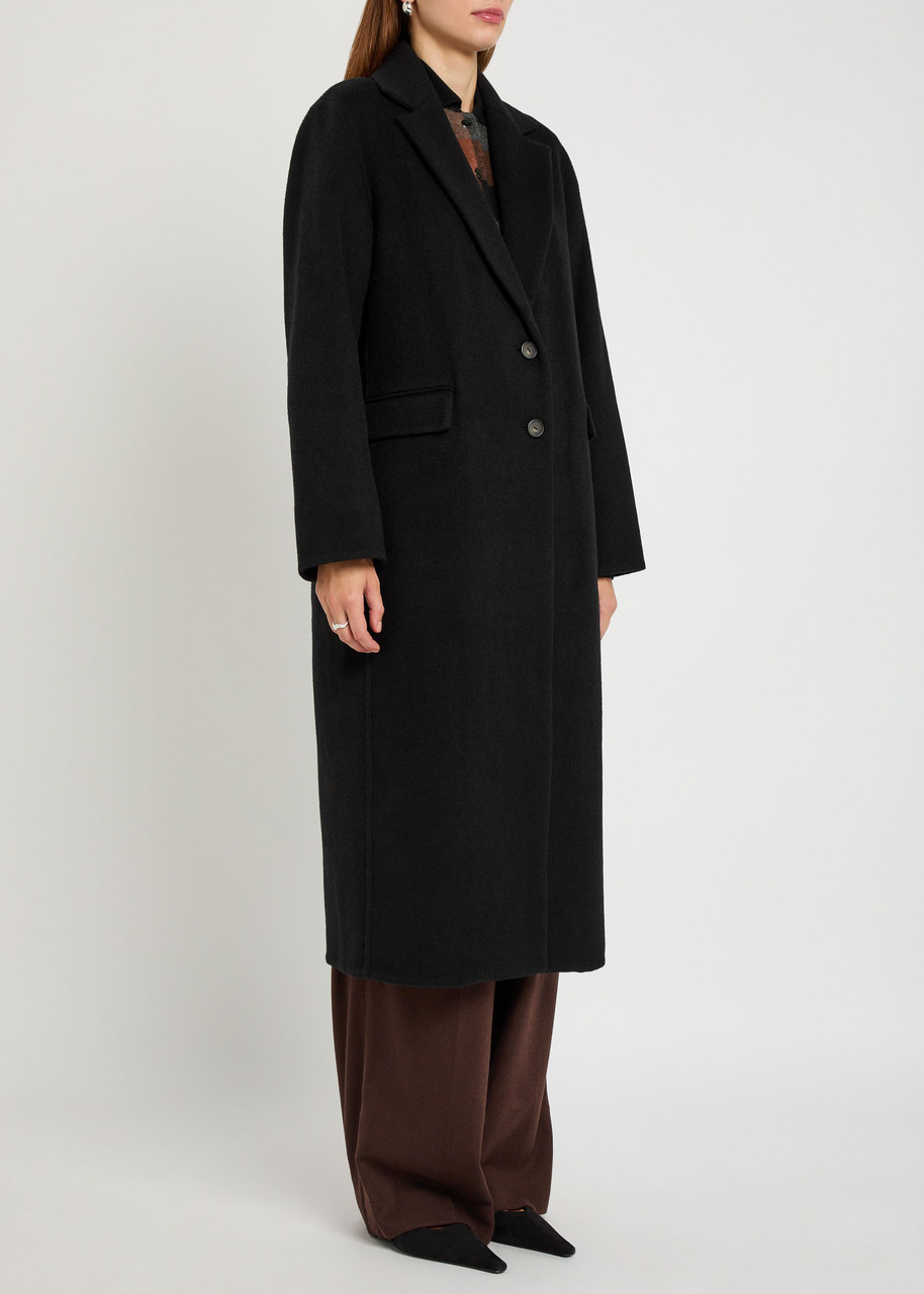 VINCE Wool-blend coat | Harvey Nichols