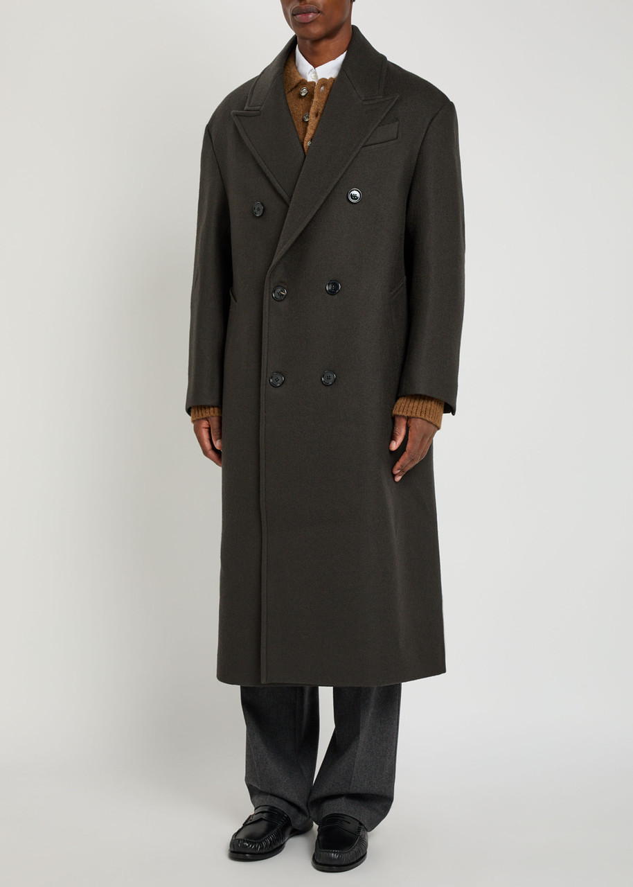 AMI PARIS Double-breasted wool coat | Harvey Nichols