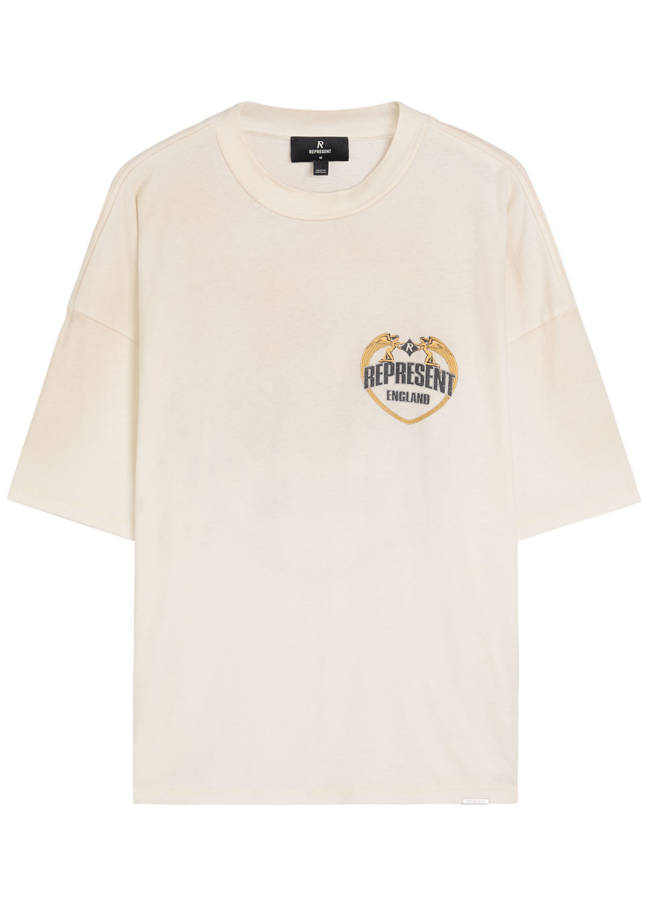 REPRESENT Angel Border printed cotton-blend T-shirt | Harvey Nichols