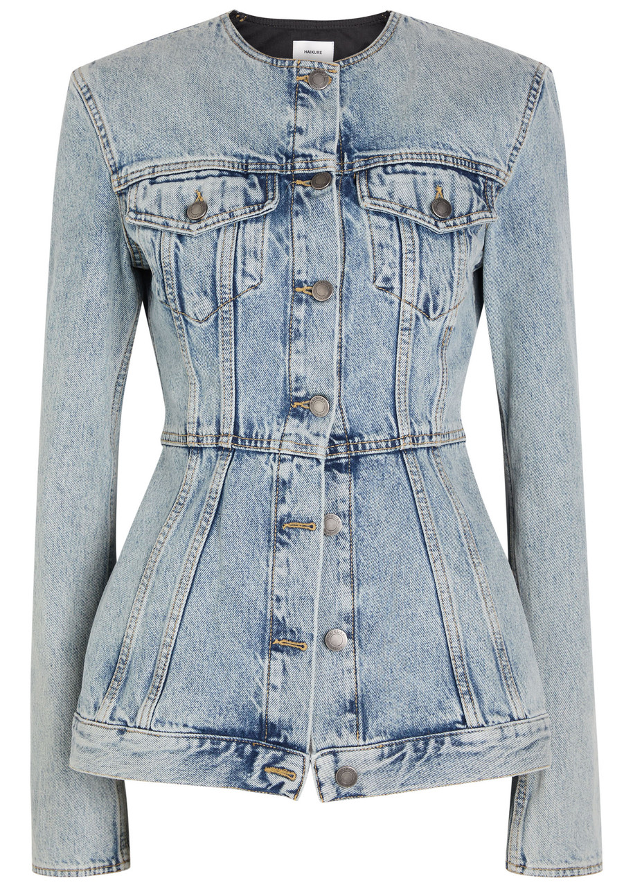 HAIKURE Temple denim jacket Harvey Nichols