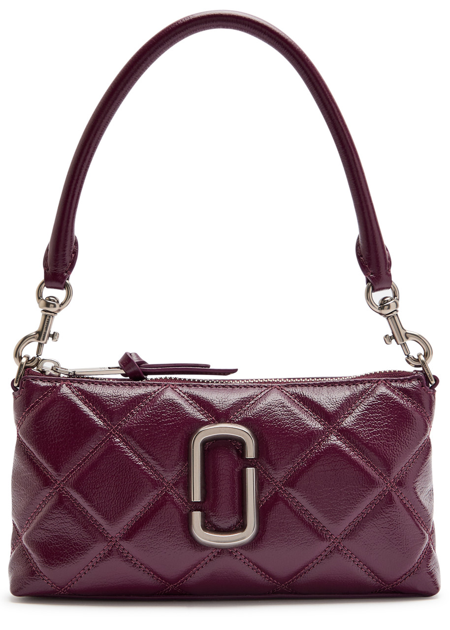 MARC JACOBS The Pochette quilted glossed leather bag | Harvey Nichols