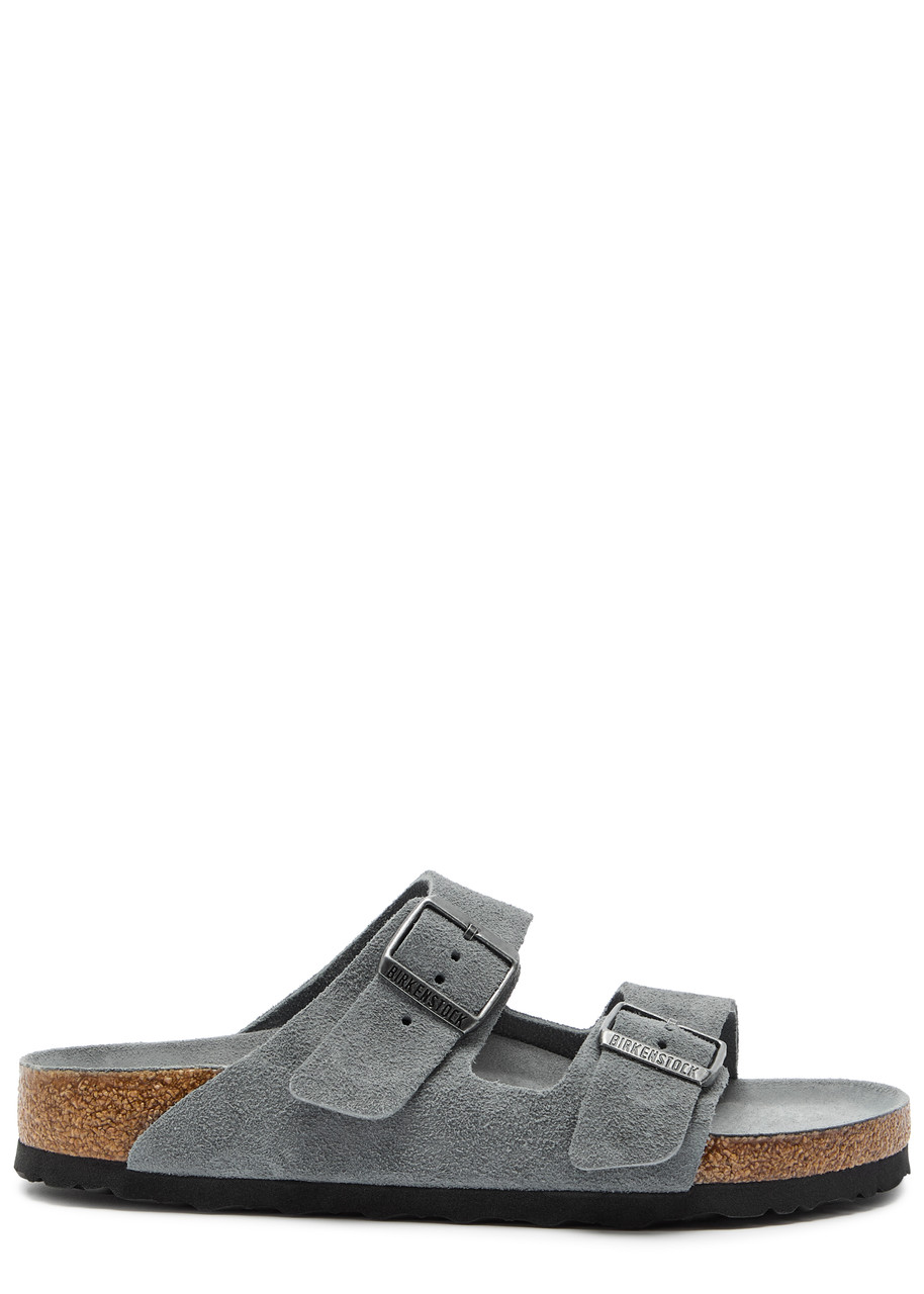BIRKENSTOCK Arizona brushed suede sliders | Harvey Nichols