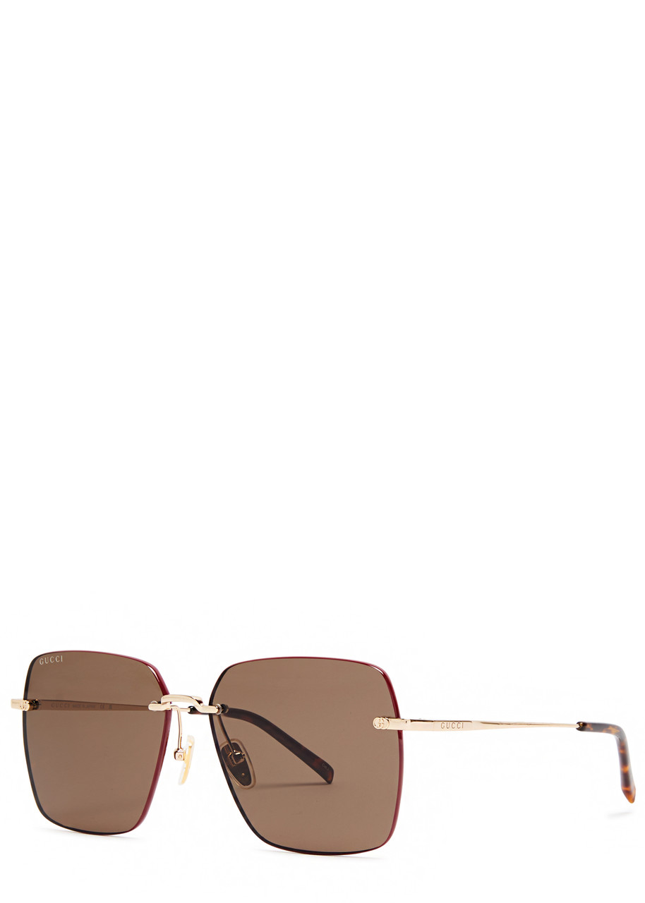GUCCI Square-frame sunglasses | Harvey Nichols
