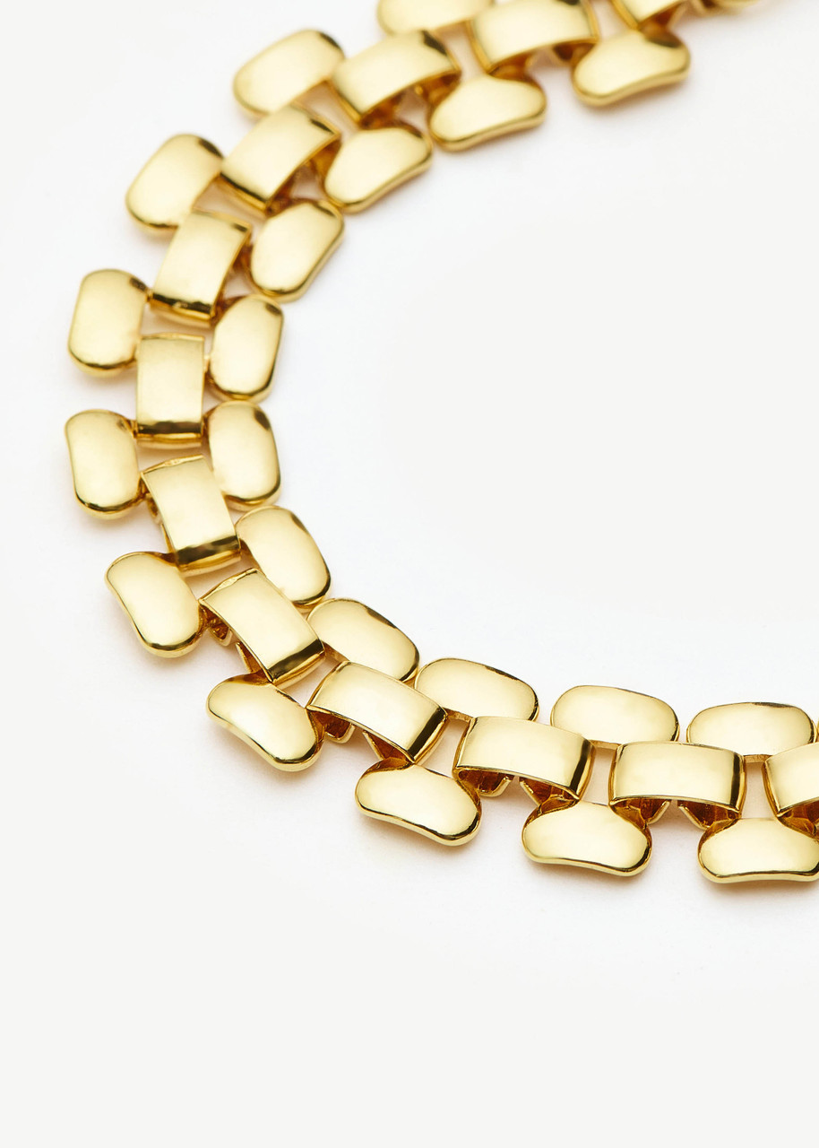 MISSOMA Timepiece 18ct gold plated bracelet | Harvey Nichols