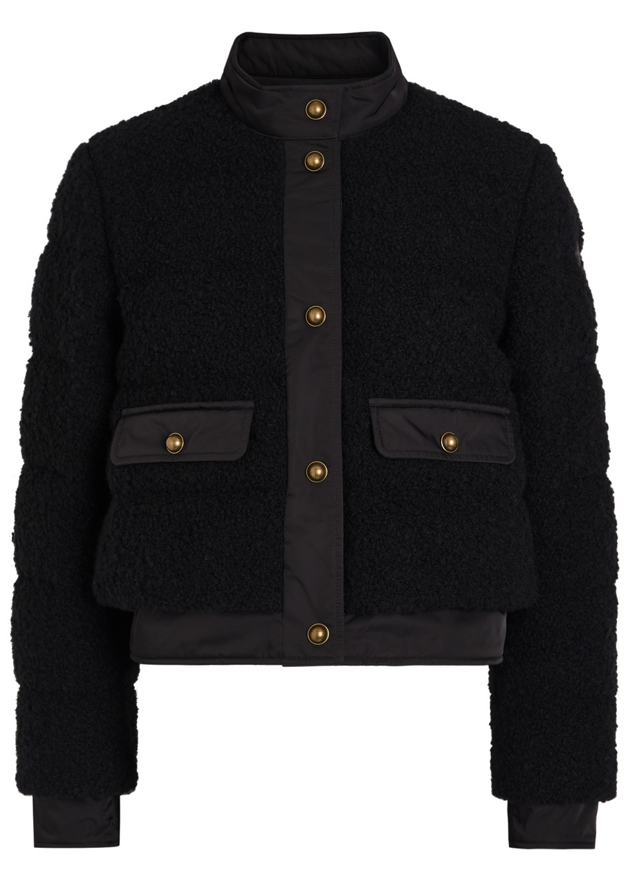 MONCLER Blandy padded bouclé jacket | Harvey Nichols