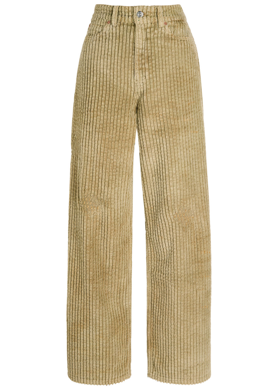 パンツ OUR LEGACY full cut 40 OUR LEGACY Full Cut distressed terry-corduroy trousers | Harvey
