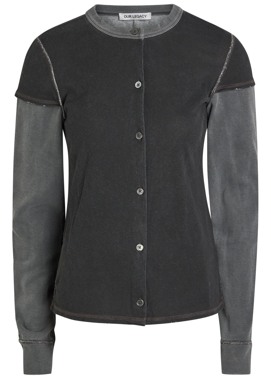 OUR LEGACY Heat layered-effect cotton top | Harvey Nichols