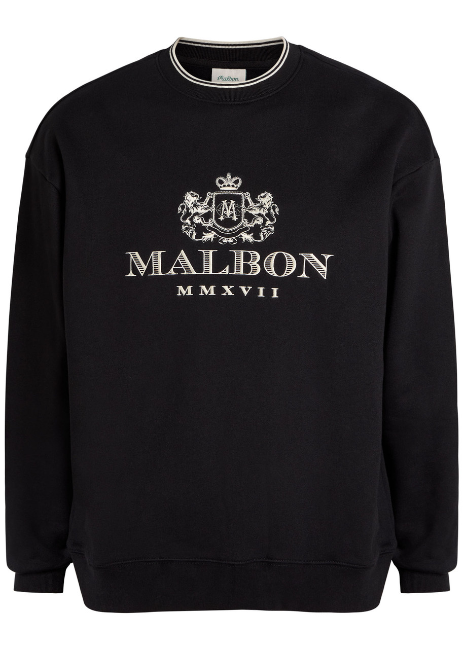 MALBON Monarch logo-embroidered cotton sweatshirt | Harvey Nichols