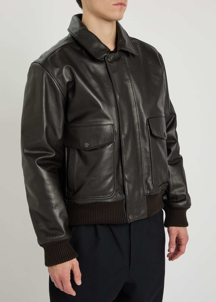 LEMAIRE Quilted leather jacket | Harvey Nichols