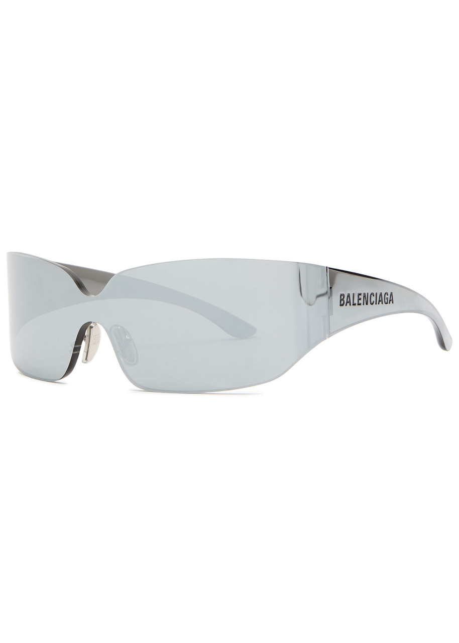 BALENCIAGA Mask wrap-around sunglasses | Harvey Nichols