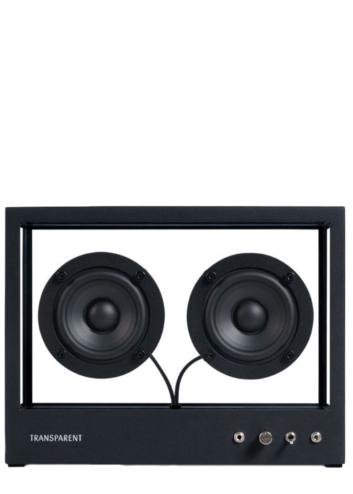 TRANSPARENT Small Speaker - Black | Harvey Nichols