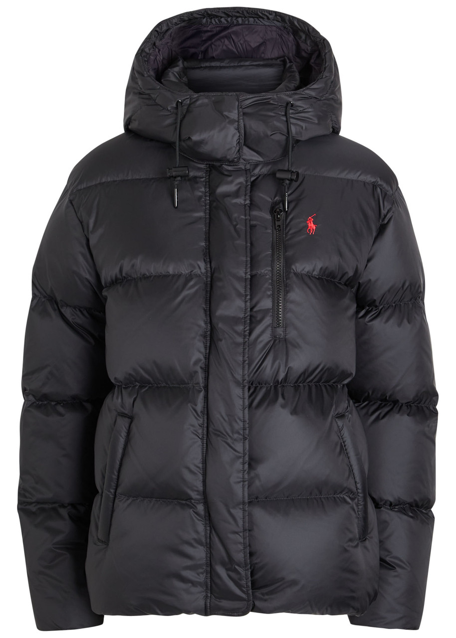 POLO RALPH LAUREN Padded hooded nylon jacket | Harvey Nichols