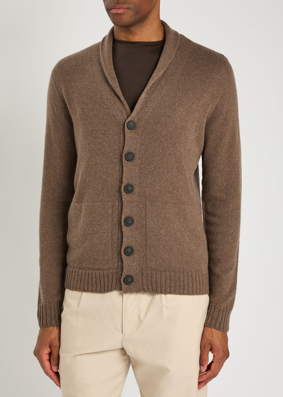 JOHN SMEDLEY Rockford wool and cashmere-blend cardigan | Harvey